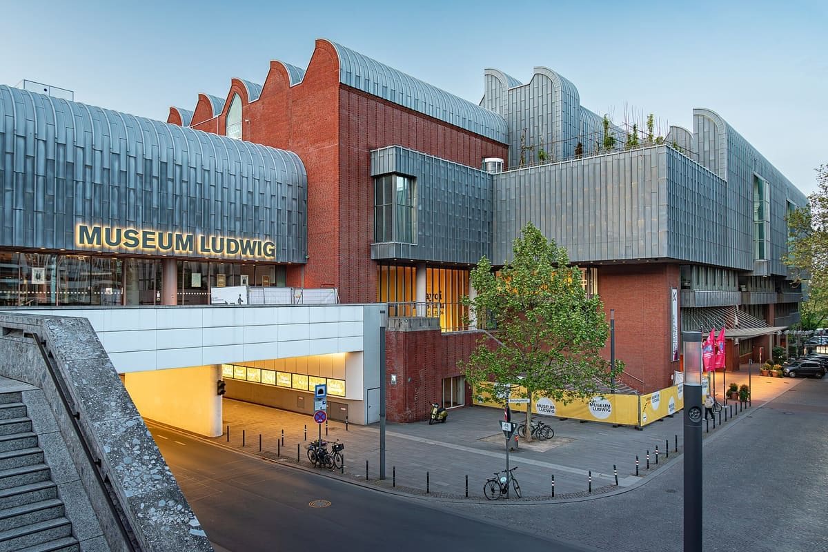 Museum Ludwig building beside Cologne Cathedral
